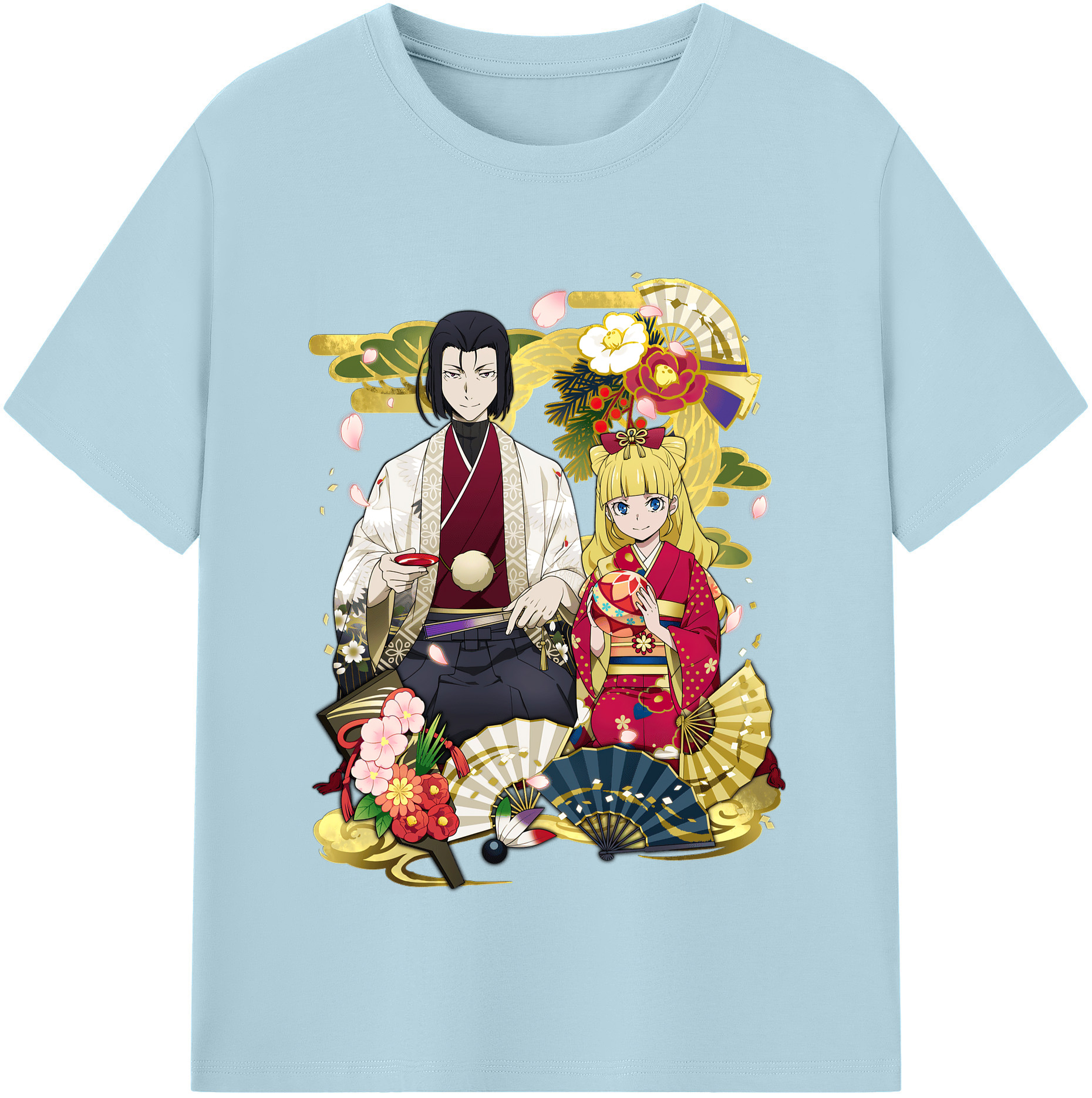 （画像用） 文豪ストレイドッグス Bungo Stray Dogs 綿100％半袖Tシャツ（フロントプリント）
